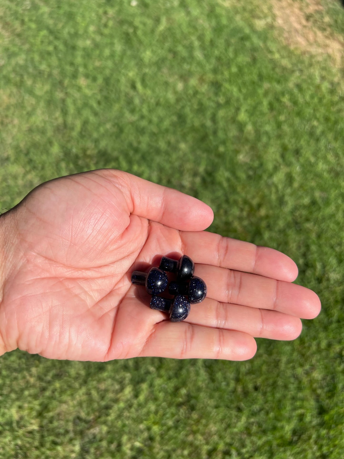 Dive into Tranquility with a Blue Sandstone Mini Mushroom šāØ