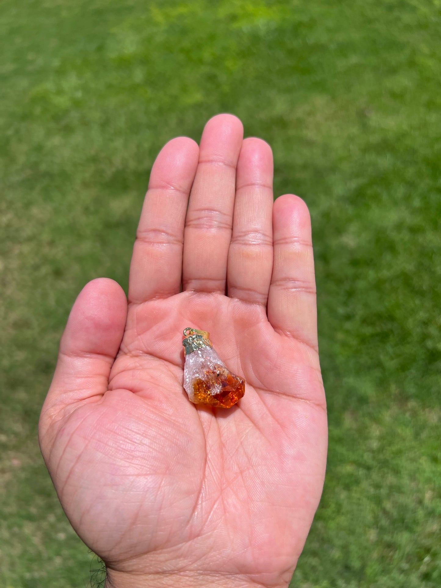 ✨ Citrine Crystal Handcrafted Pendant - Radiate Sunshine & Prosperity ✨