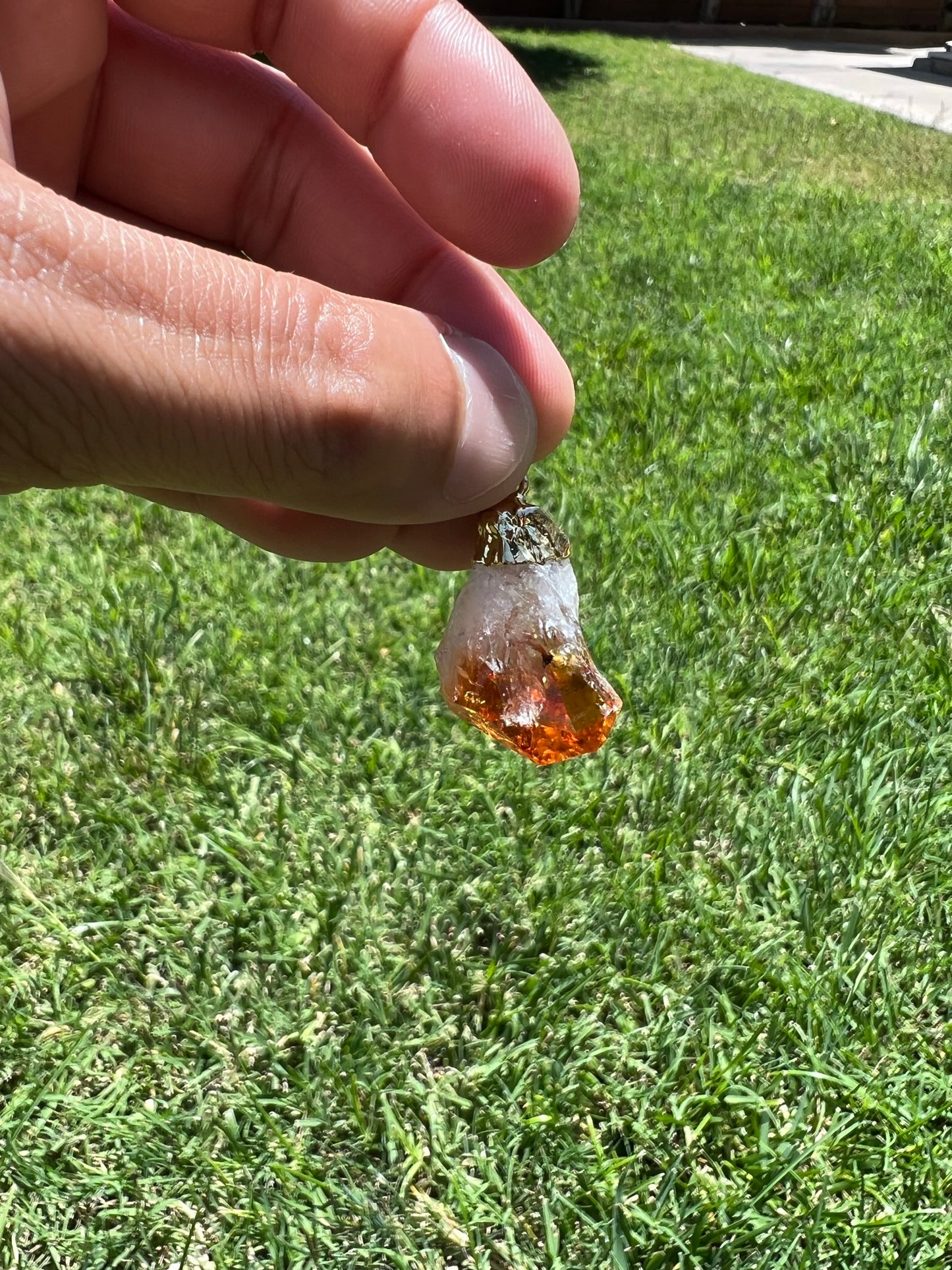 ✨ Citrine Crystal Handcrafted Pendant - Radiate Sunshine & Prosperity ✨