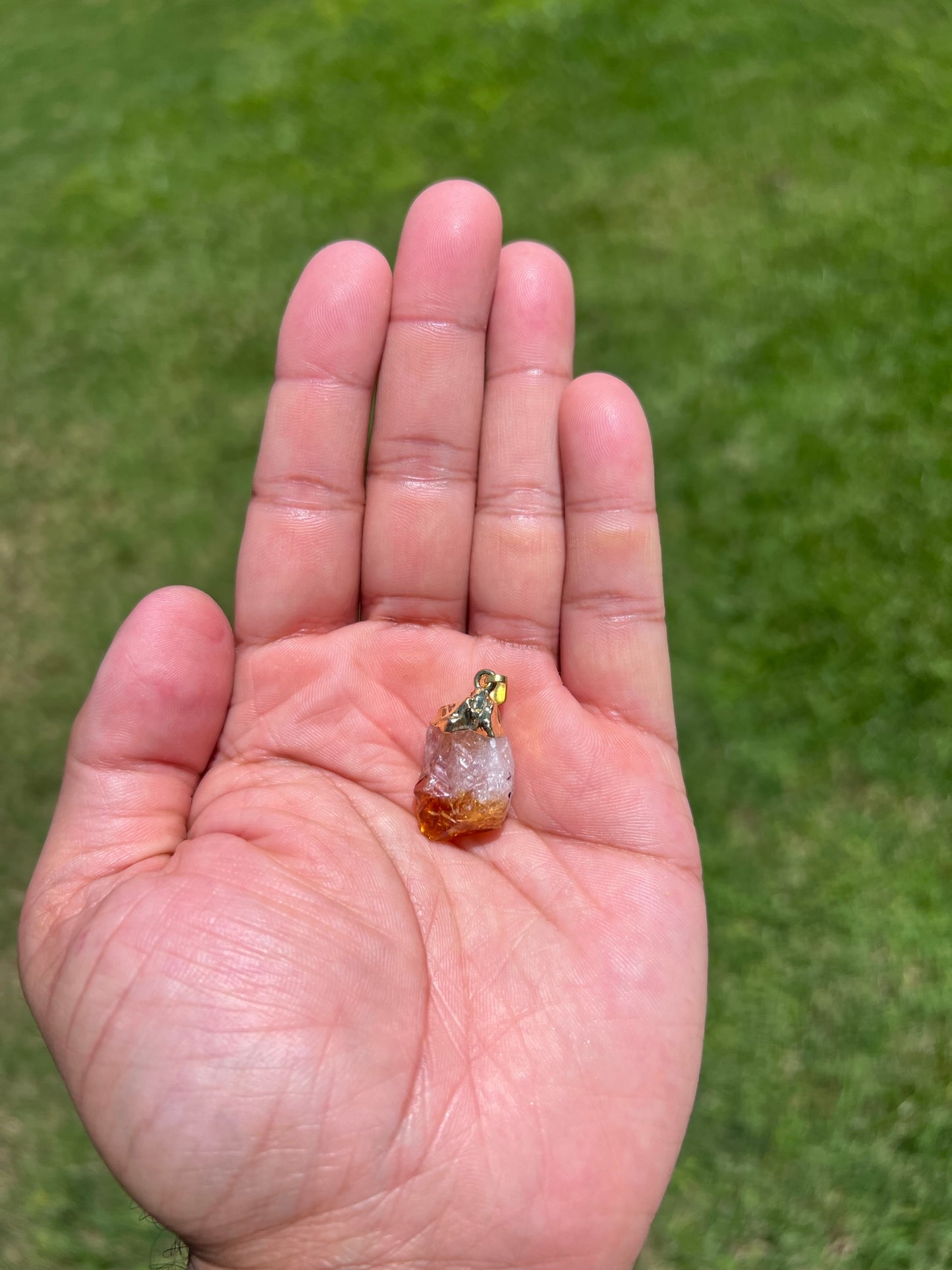 ✨ Citrine Crystal Handcrafted Pendant - Radiate Sunshine & Prosperity ✨