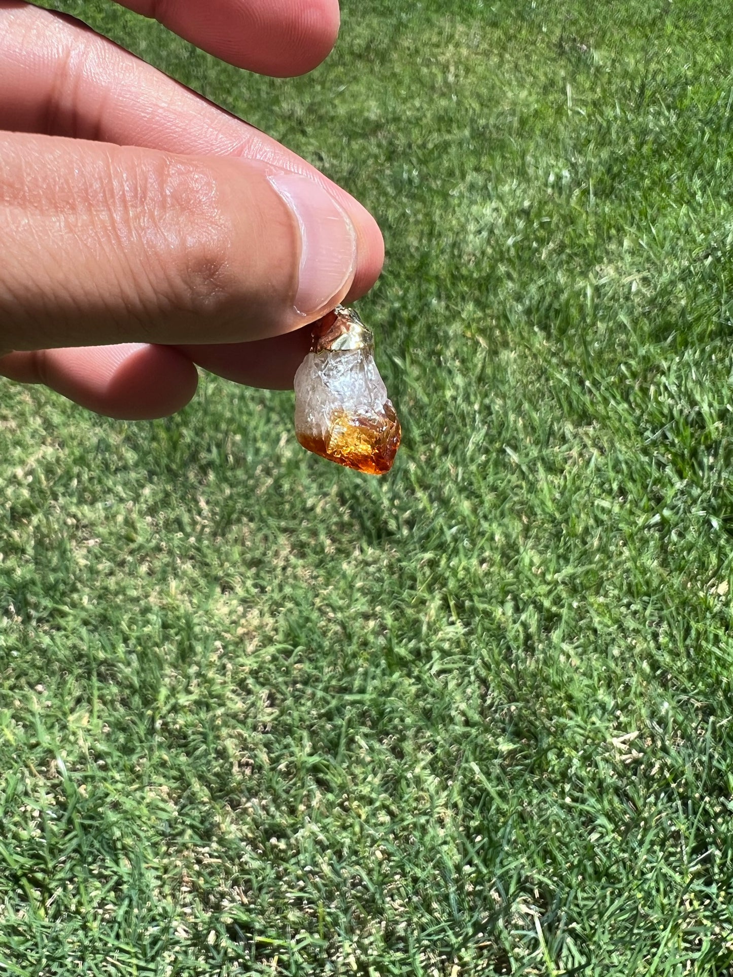 ✨ Citrine Crystal Handcrafted Pendant - Radiate Sunshine & Prosperity ✨