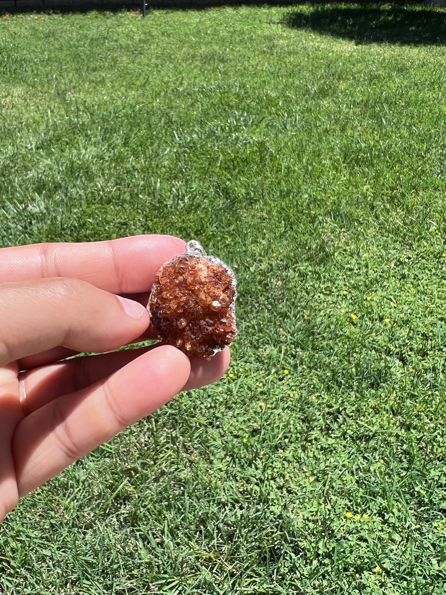 ✨ Citrine Crystal Handcrafted Pendant - Radiate Sunshine & Prosperity ✨