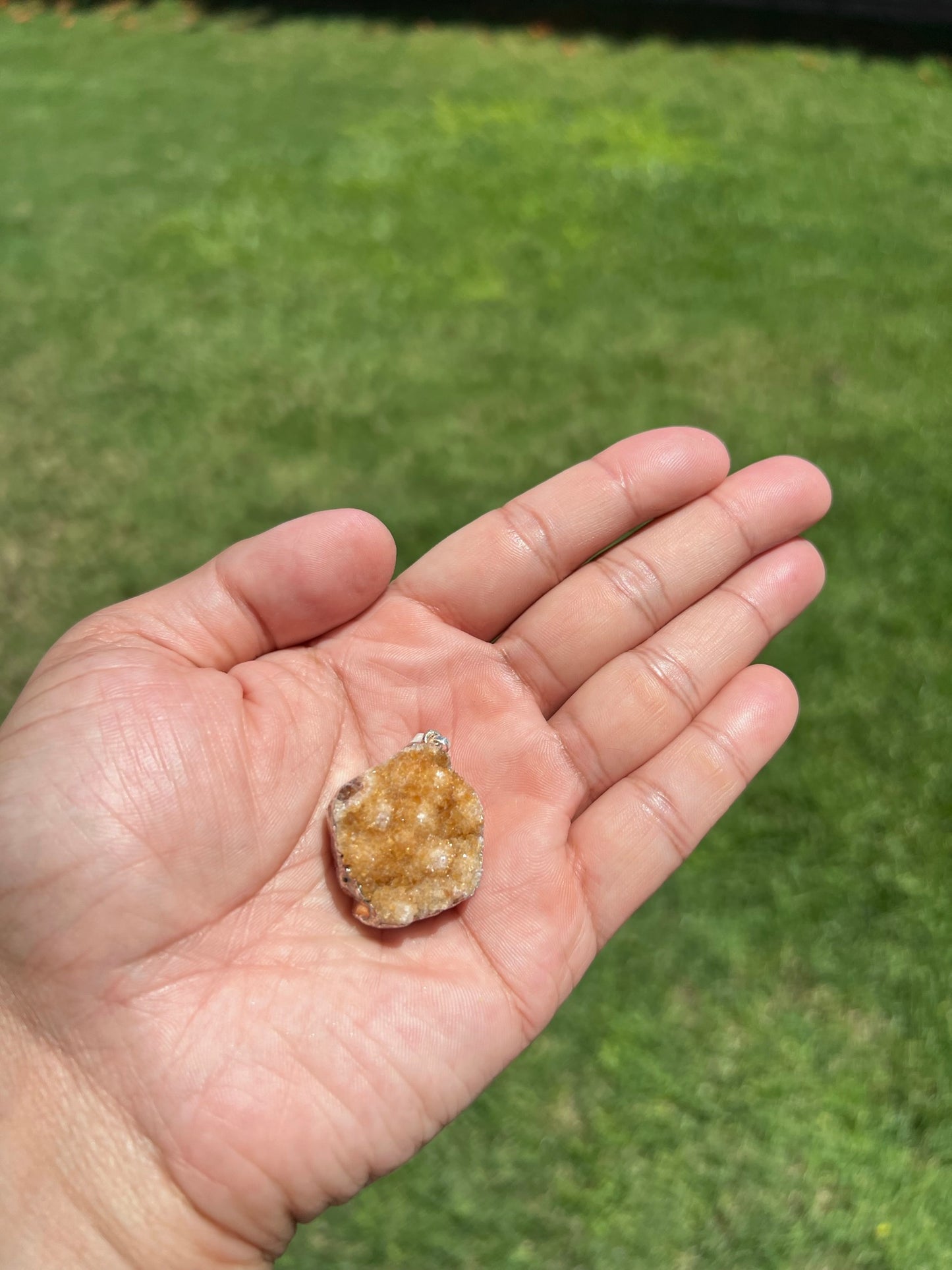 ✨ Citrine Crystal Handcrafted Pendant - Radiate Sunshine & Prosperity ✨
