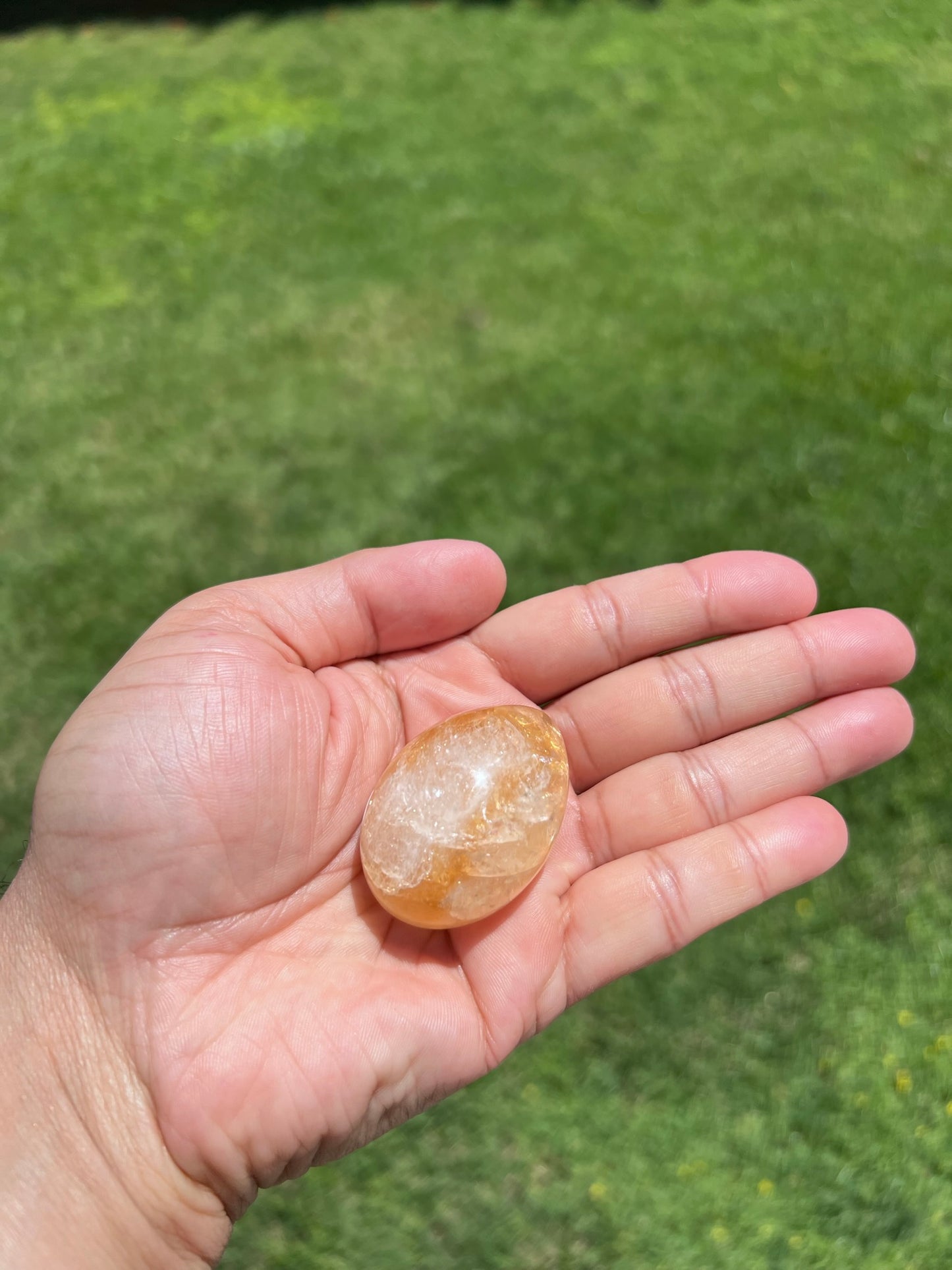 Brazilian Citrine Egg Crystals