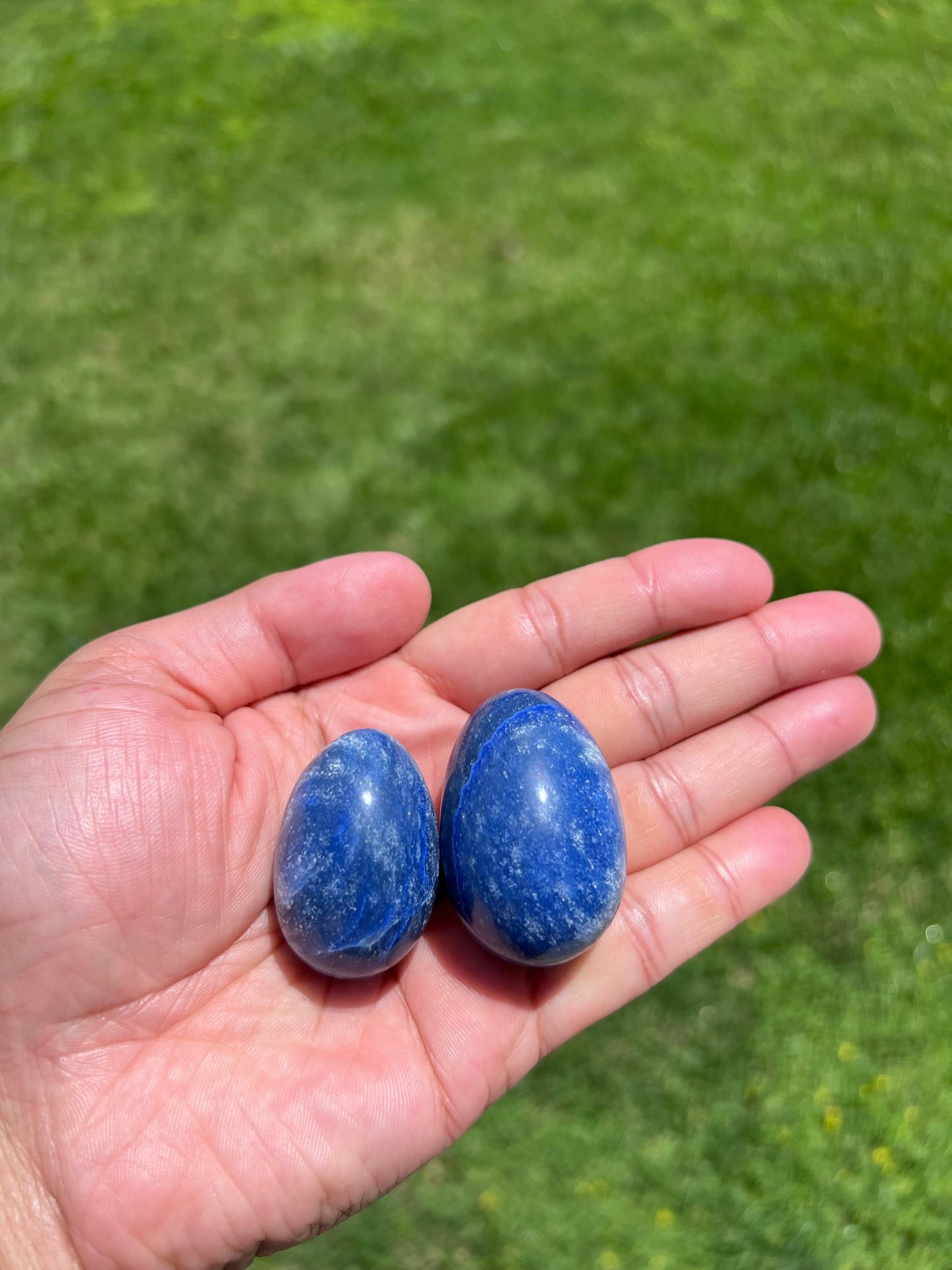 Brazilian Blue Aventurine Egg Crystals