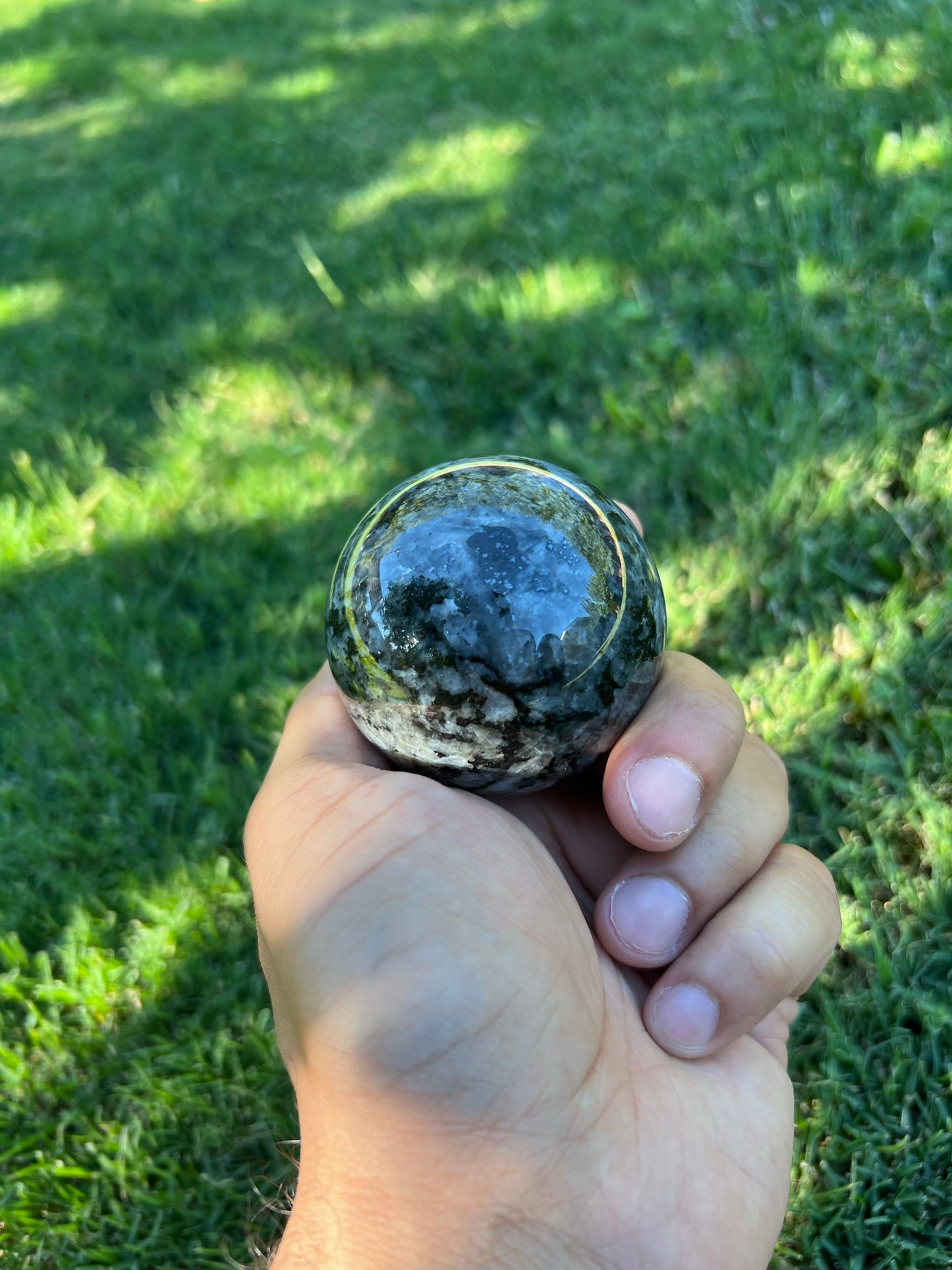 ⨠Unleash Your Inner Magic with a Larvikite Sphere! â¨