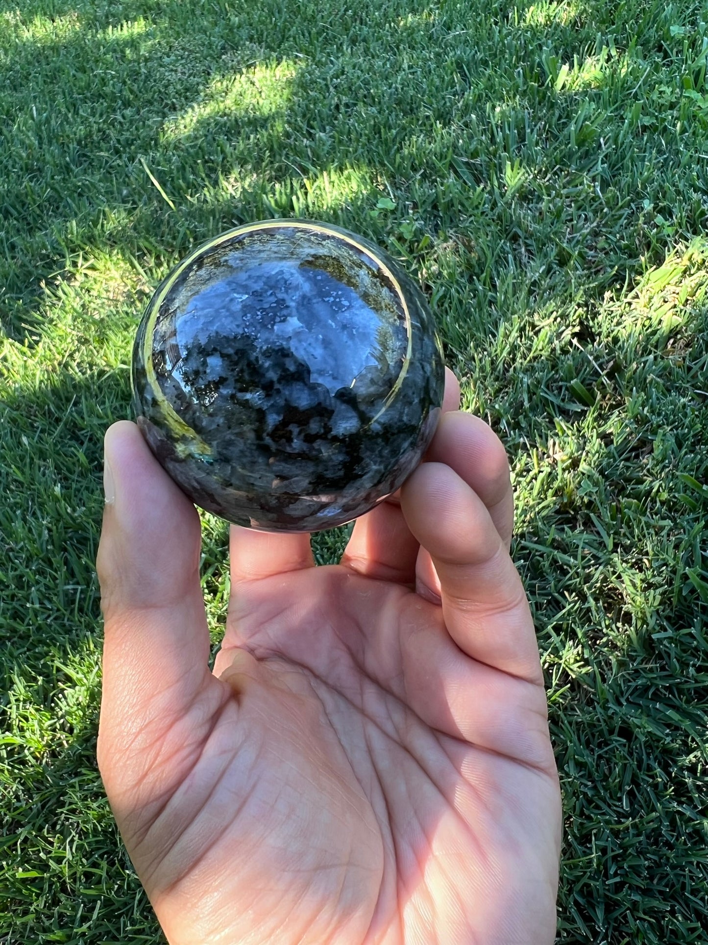 ⨠Unleash Your Inner Magic with a Larvikite Sphere! â¨