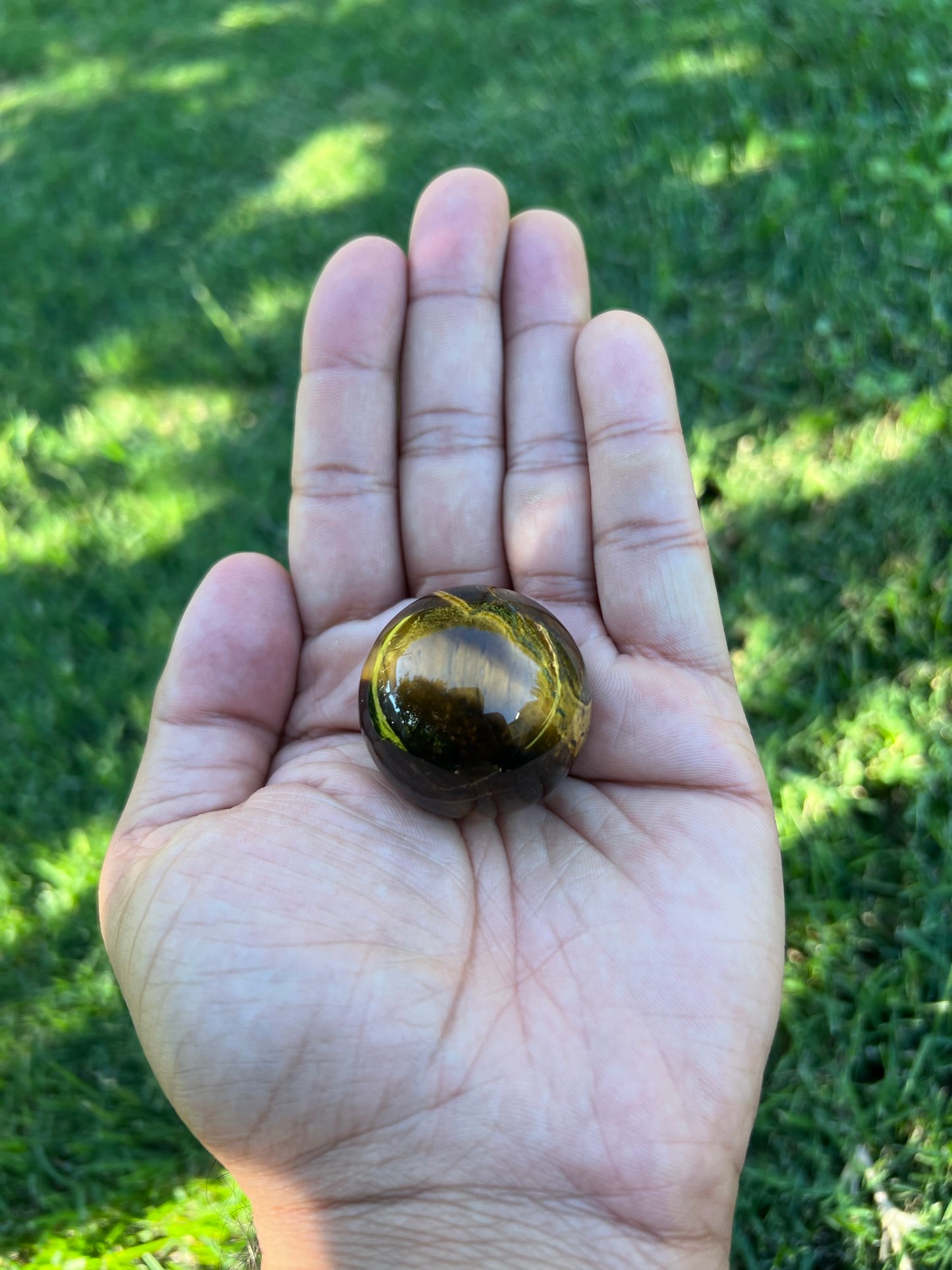 ⨠Unleash Your Inner Power with a Mini Tiger Eye Sphere! â¨