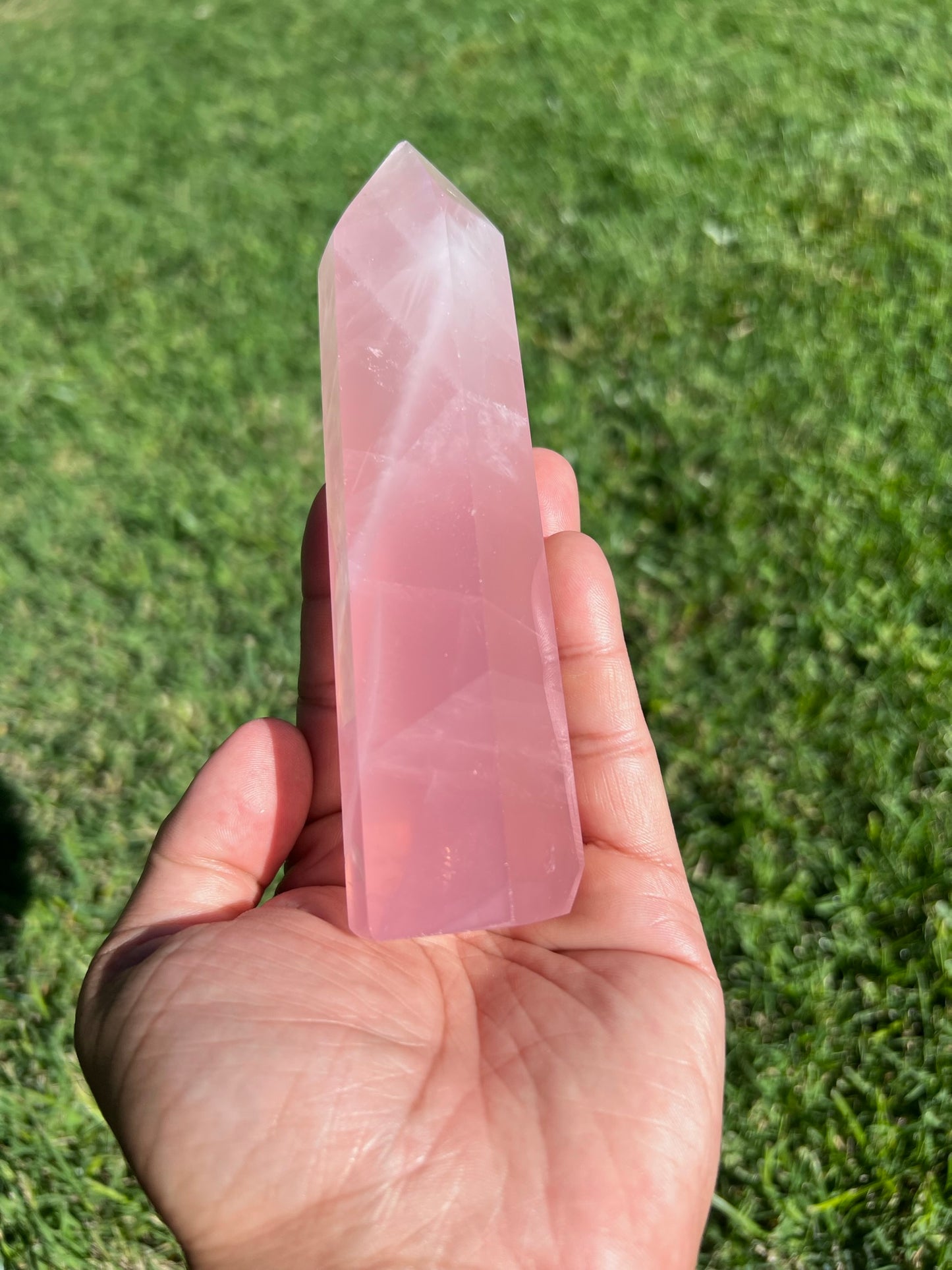 ✨Embrace Love & Harmony with a Rose Quartz Obelisk Tower✨