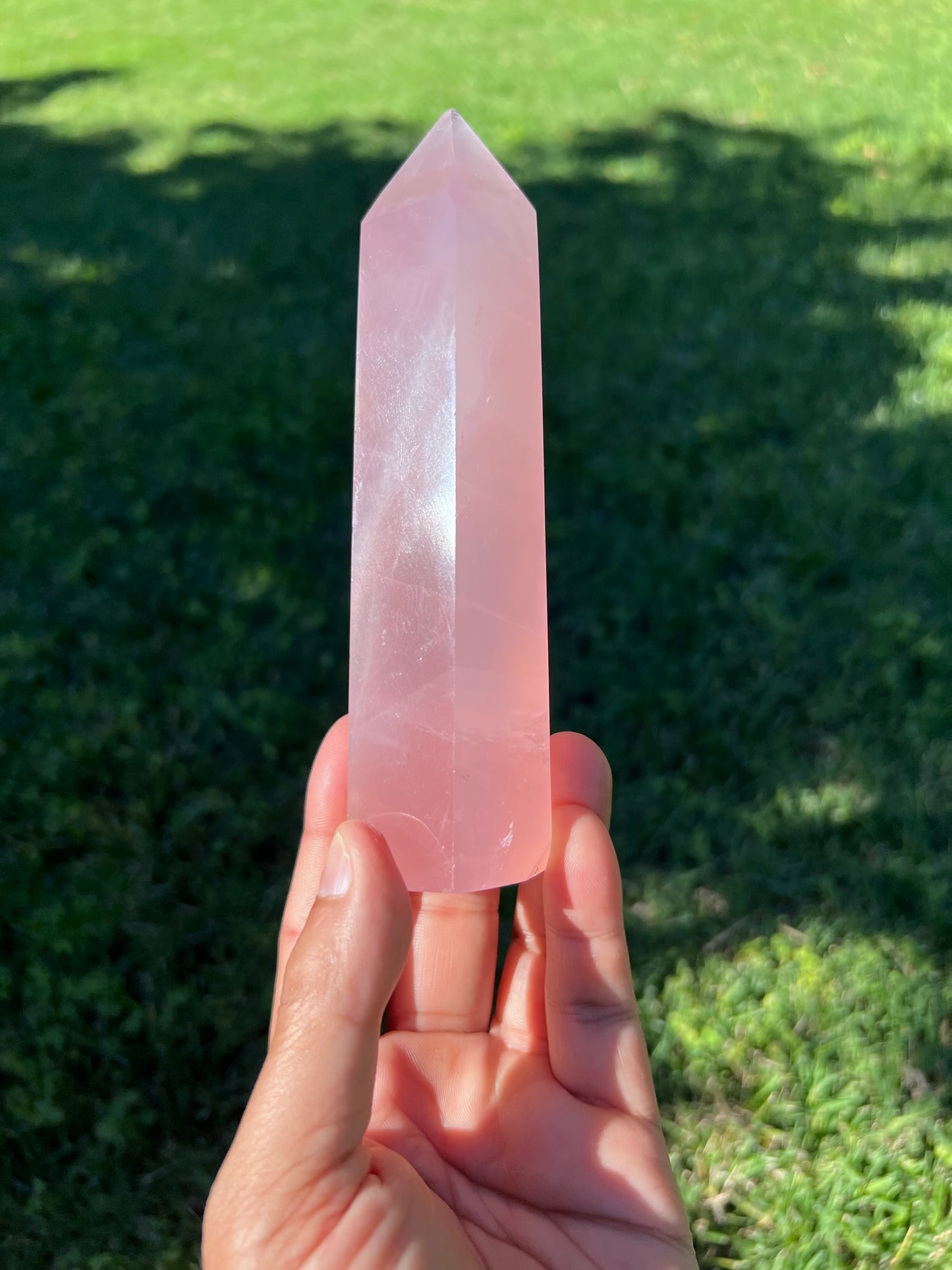 ✨Embrace Love & Harmony with a Rose Quartz Obelisk Tower✨