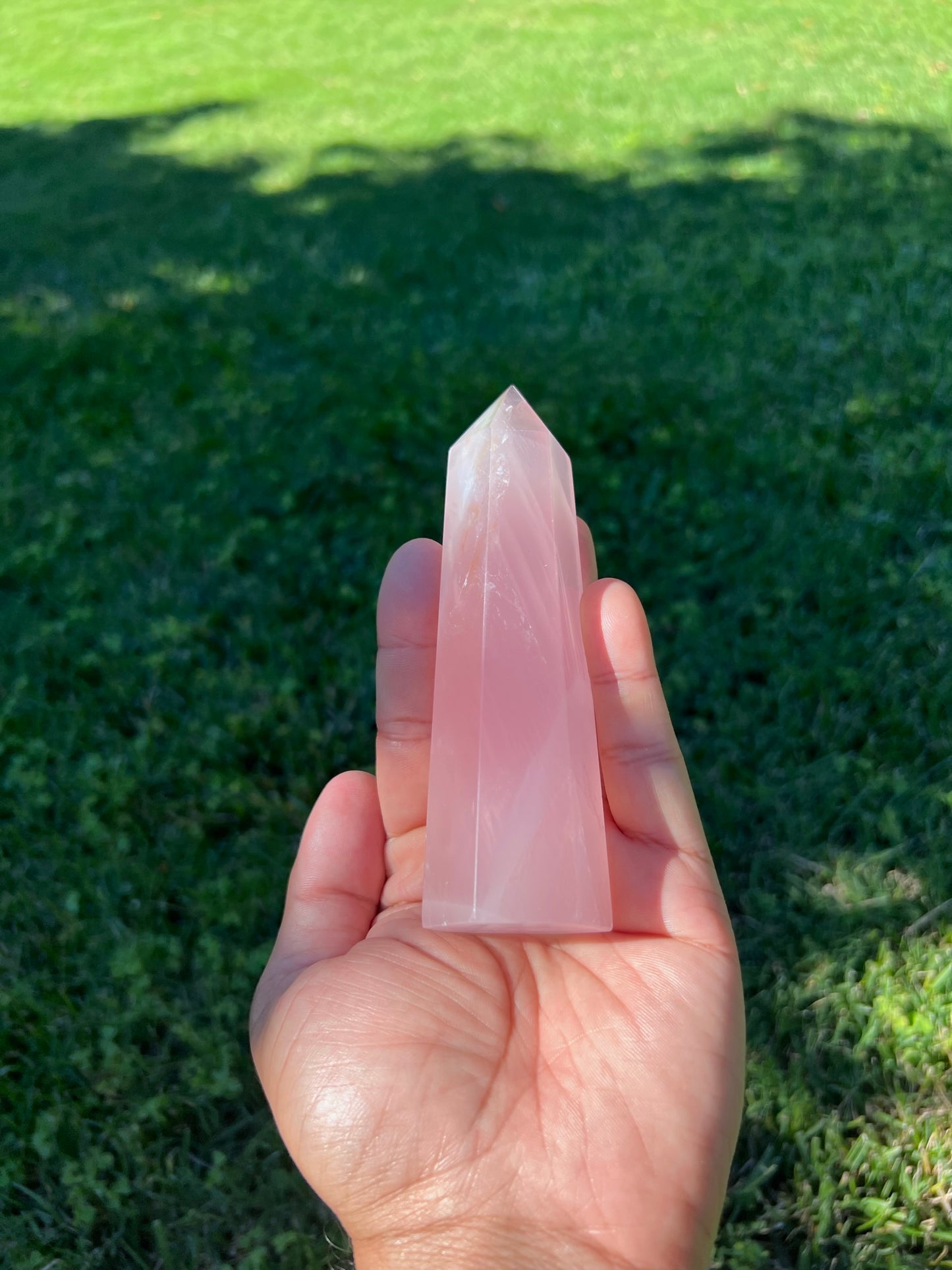 ✨Embrace Love & Harmony with a Rose Quartz Obelisk Tower✨