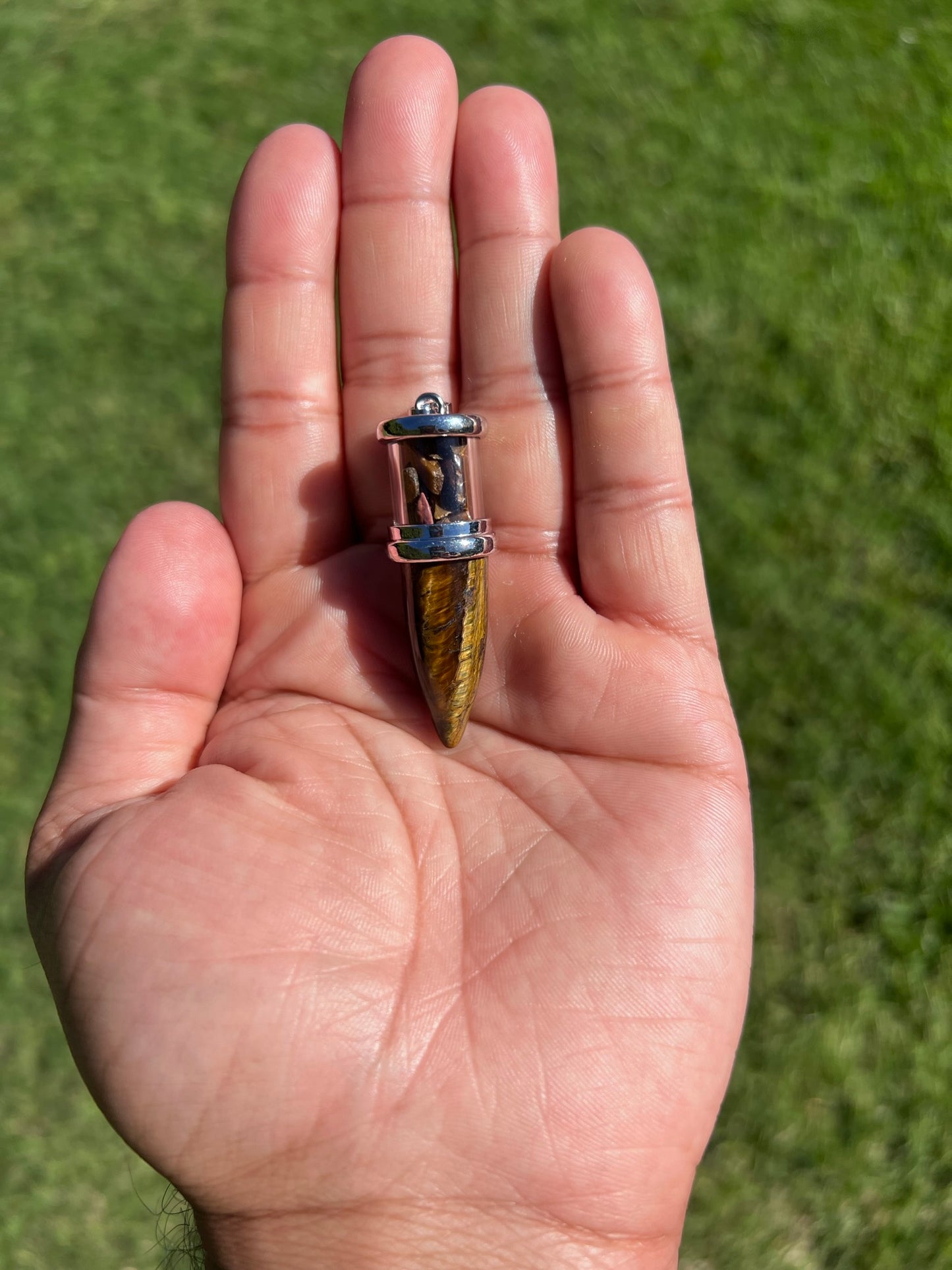 Crystal Bullet Pendant