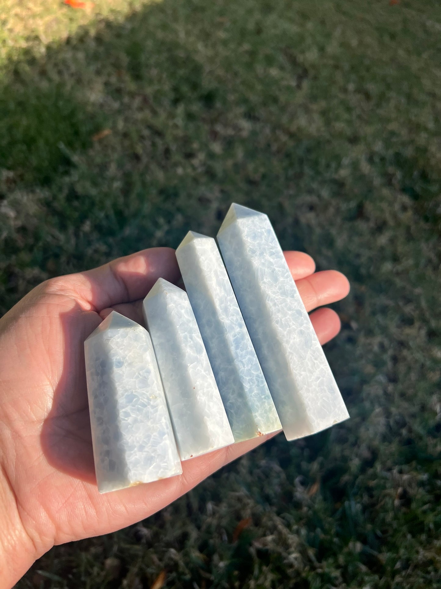 ✨Blue Calcite Obelisk Crystal Tower✨