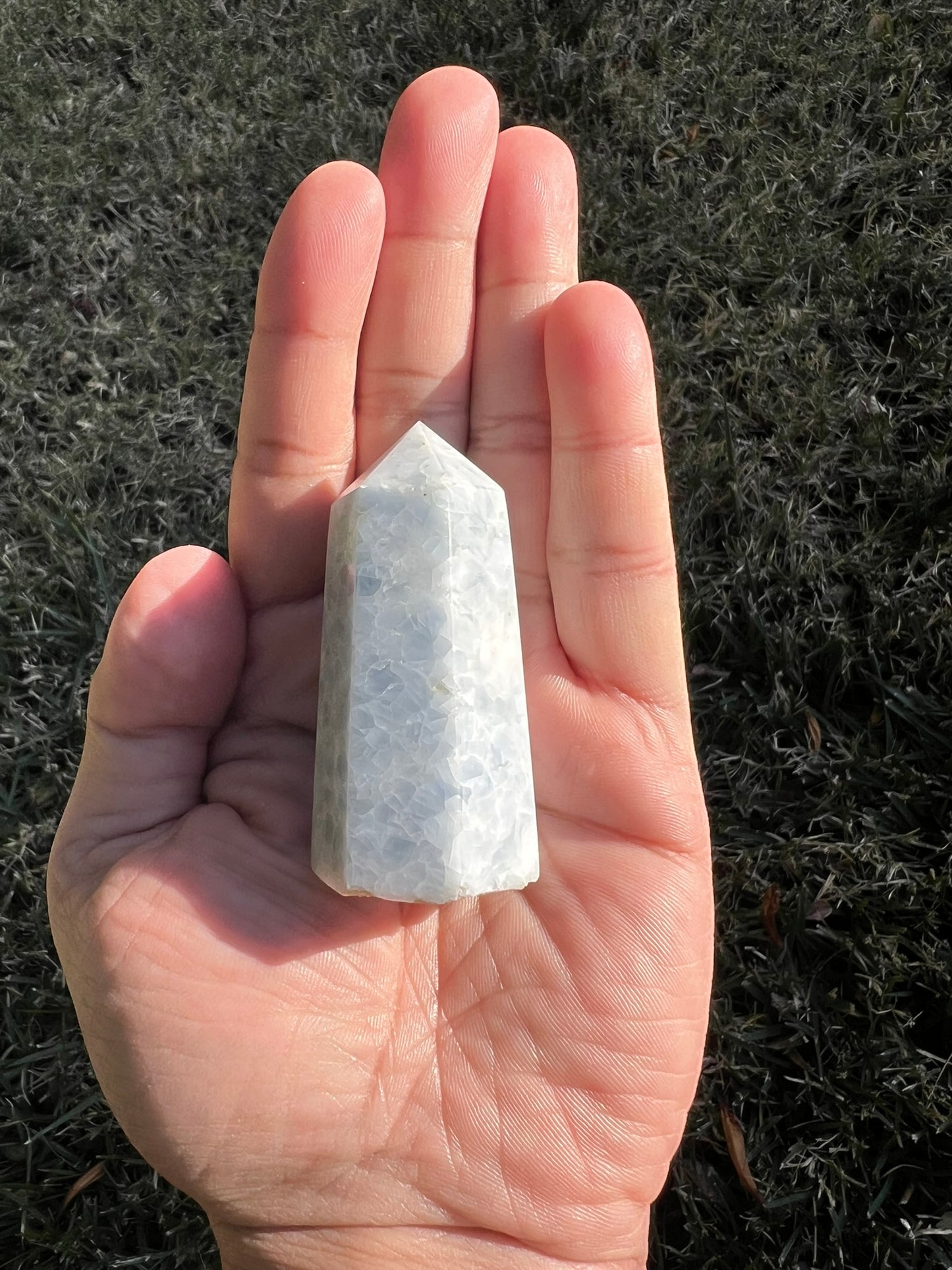 ✨Blue Calcite Obelisk Crystal Tower✨