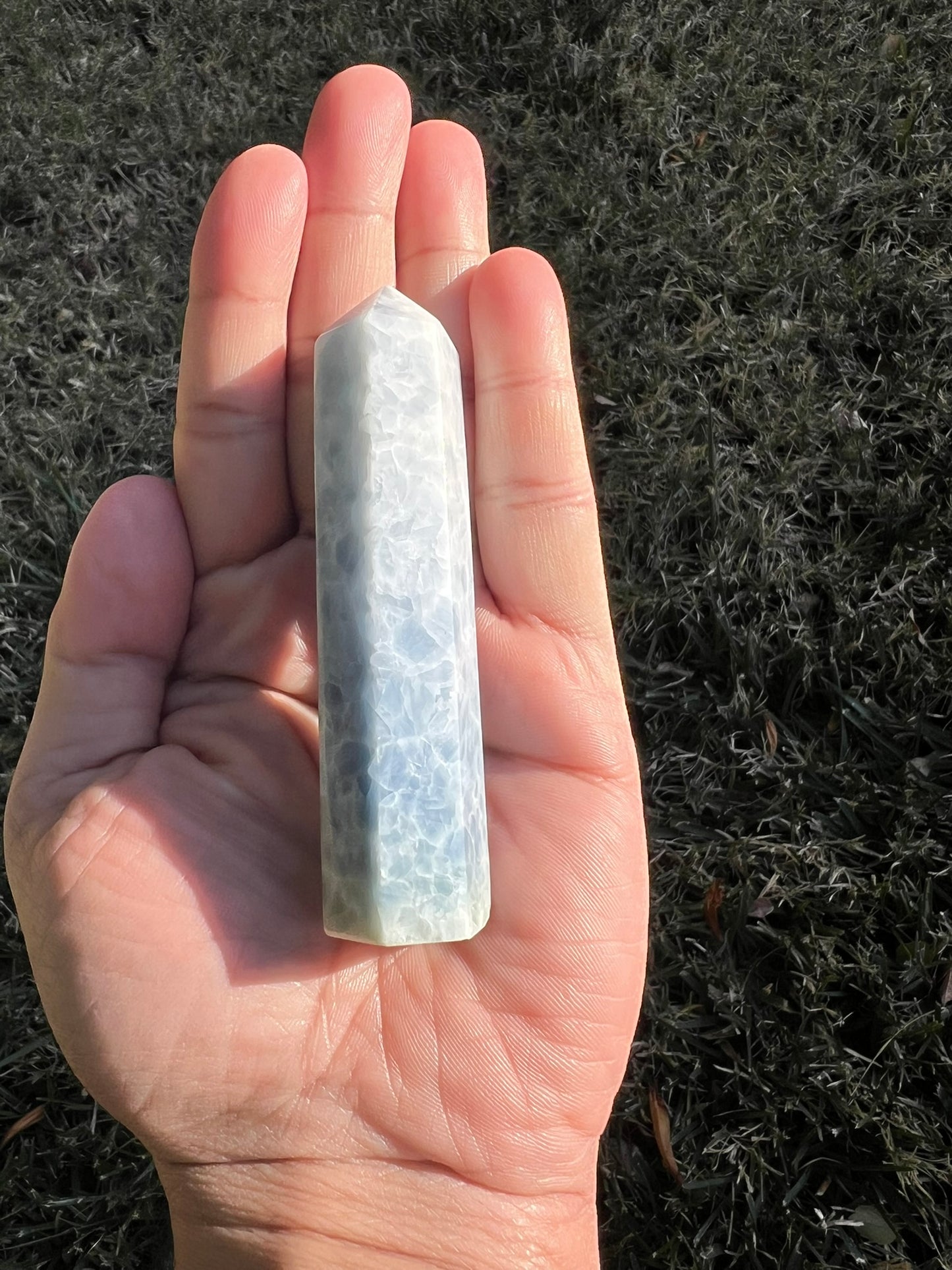 ✨Blue Calcite Obelisk Crystal Tower✨