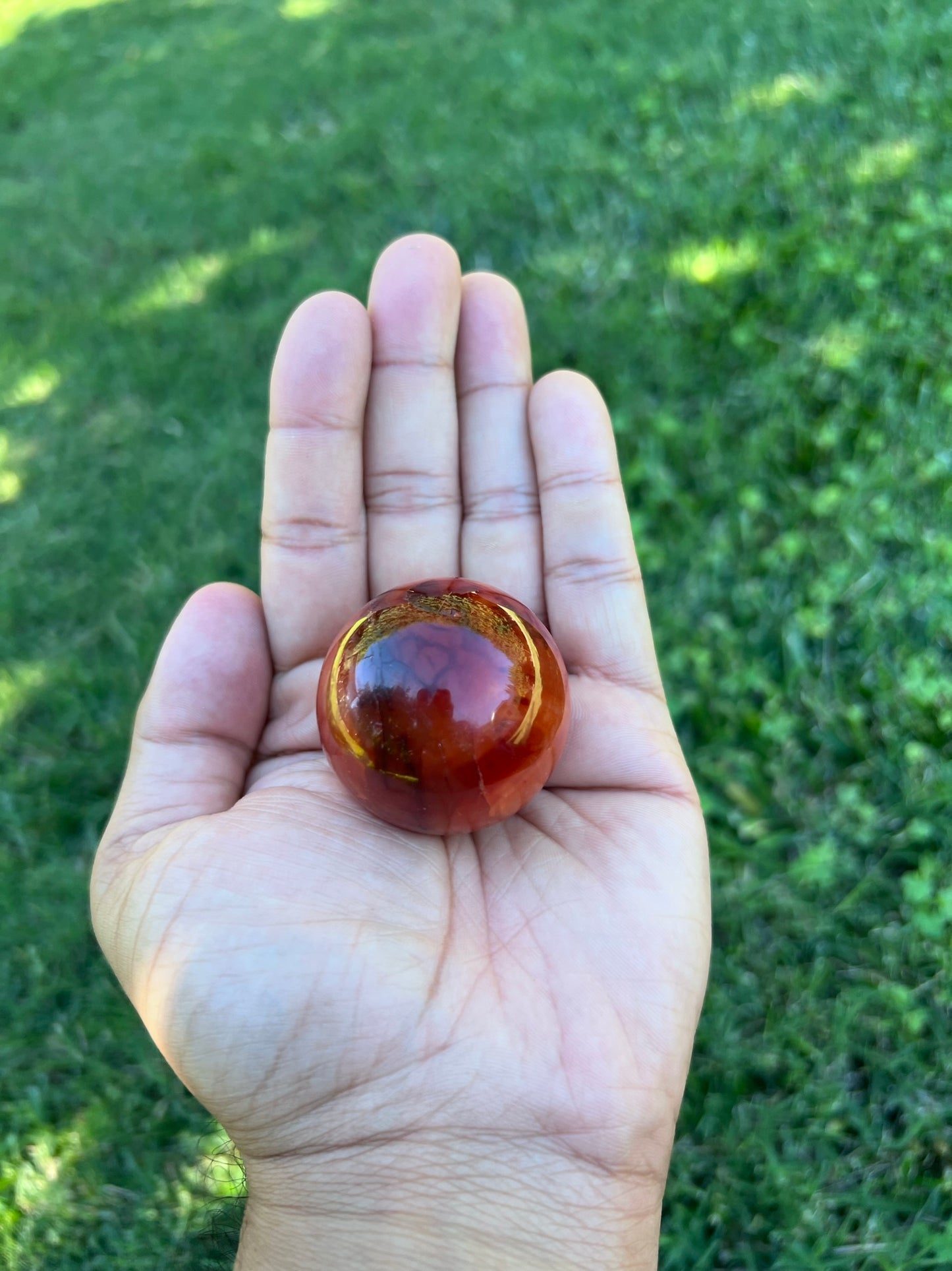 🔥 Ignite Your Inner Fire with a Carnelian Sphere! 🔥