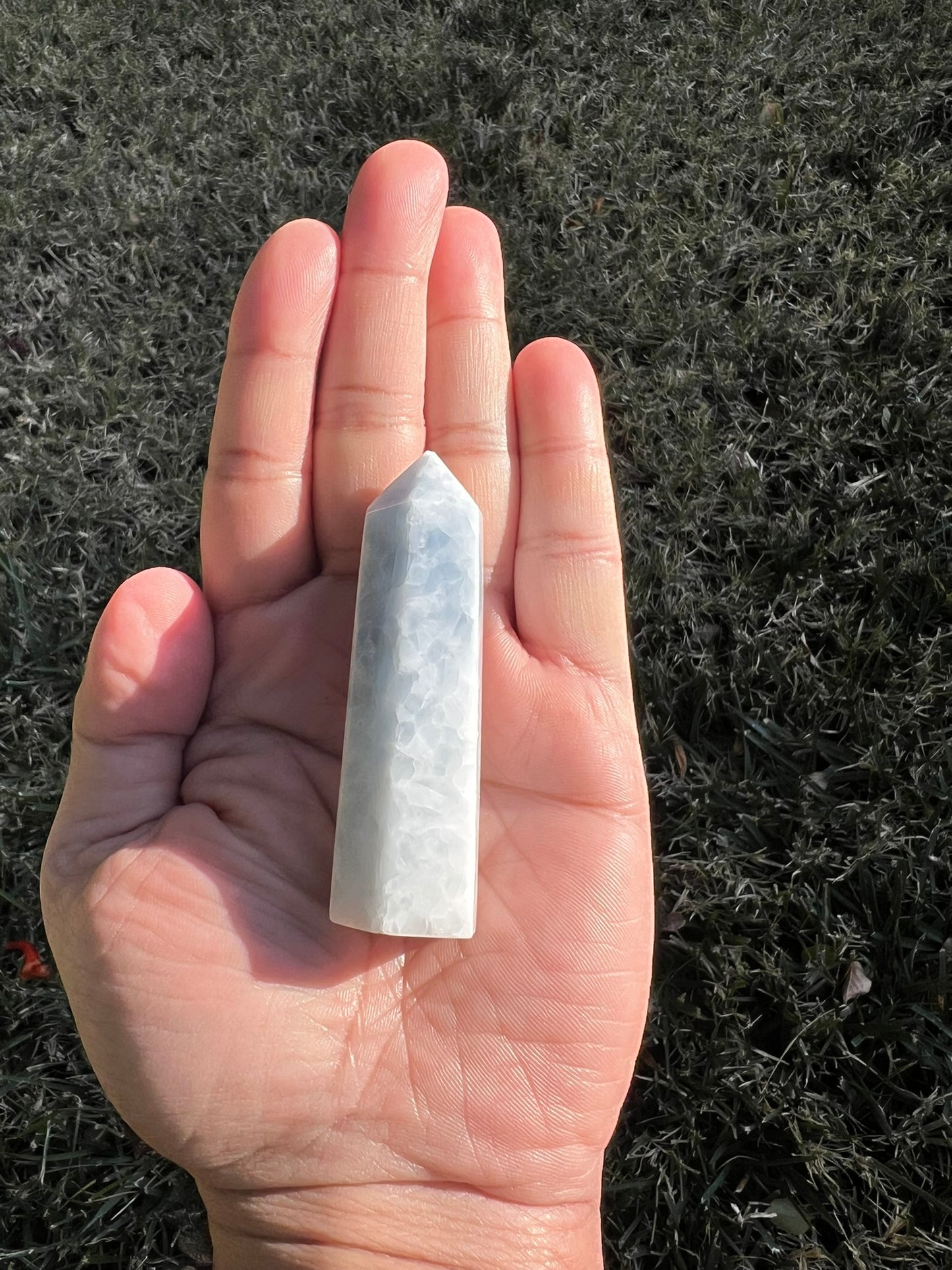 ✨Blue Calcite Obelisk Crystal Tower✨