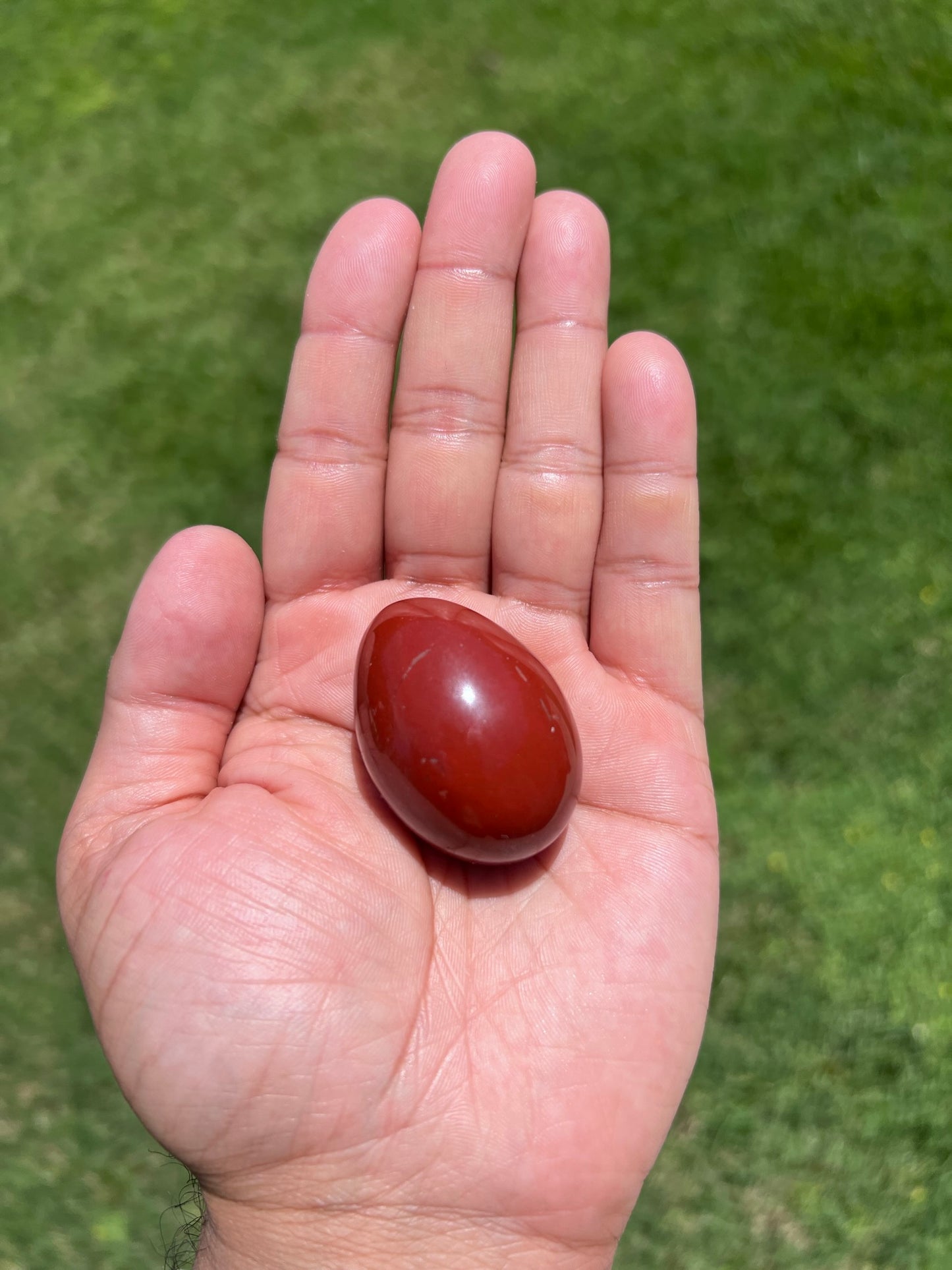 Brazilian Red Jasper Egg Crystals